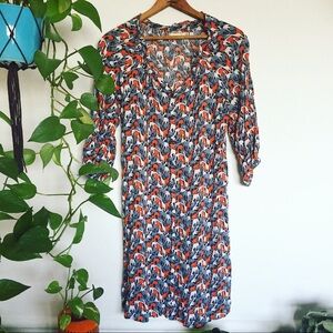 Porridge anthropologie giraffe print dress